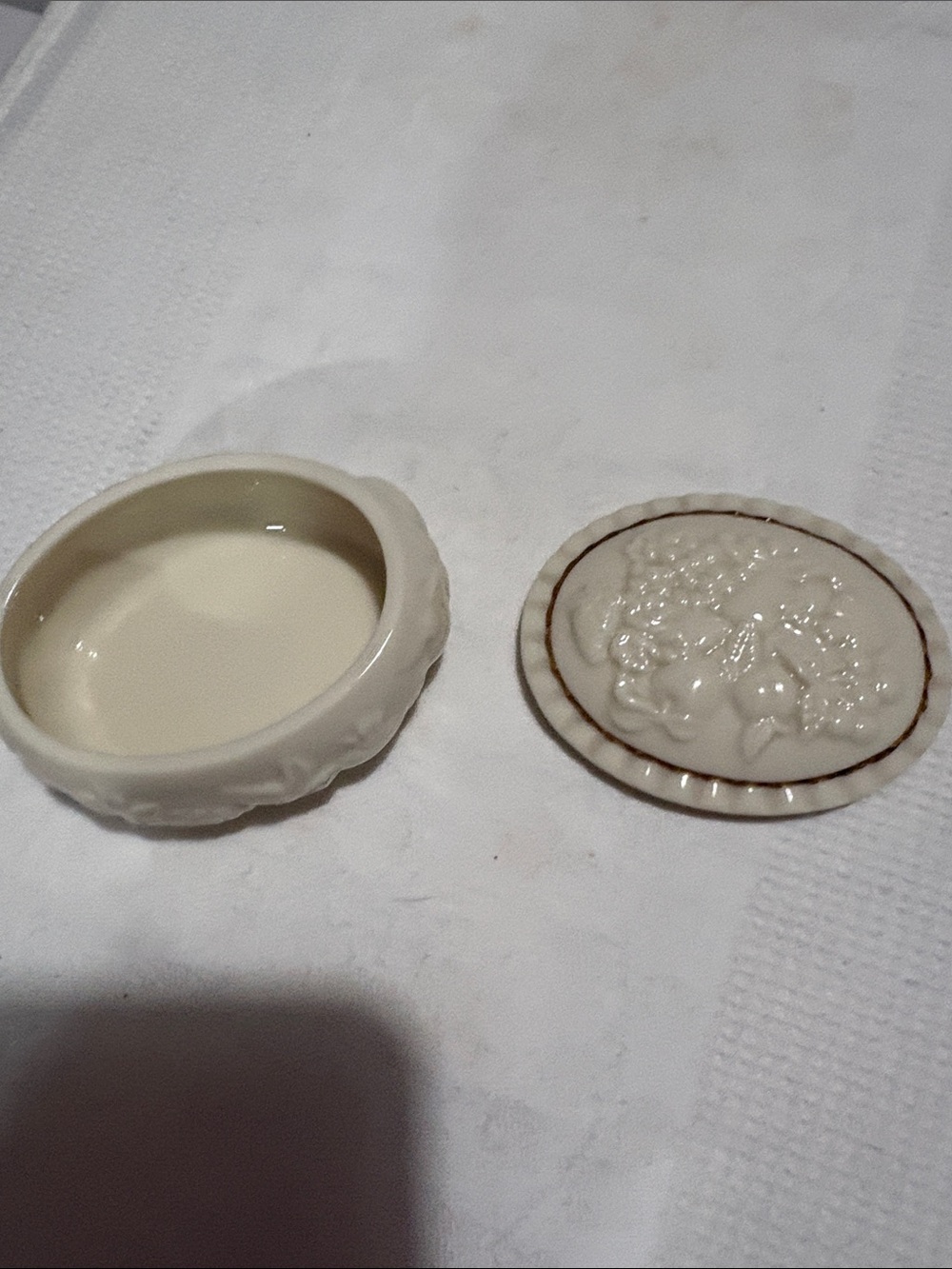 Vintage Lenox Fruits of Life trinket box